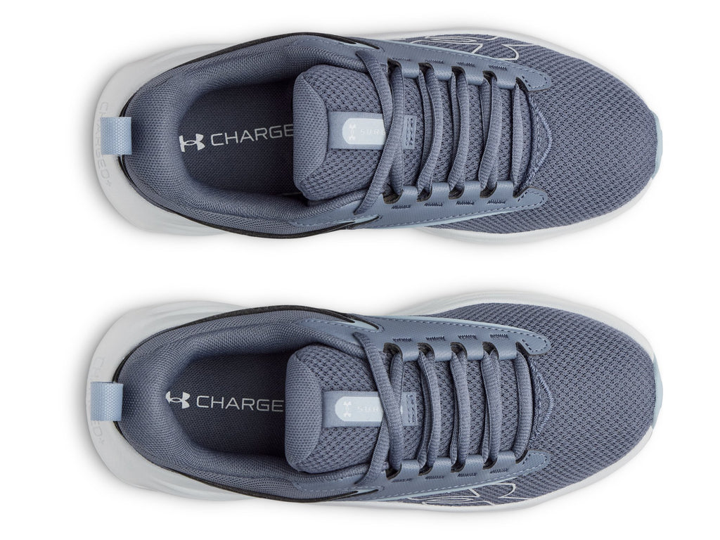 Under Armour Women's Surge 5 Running Shoes in Downpour Grey - top view