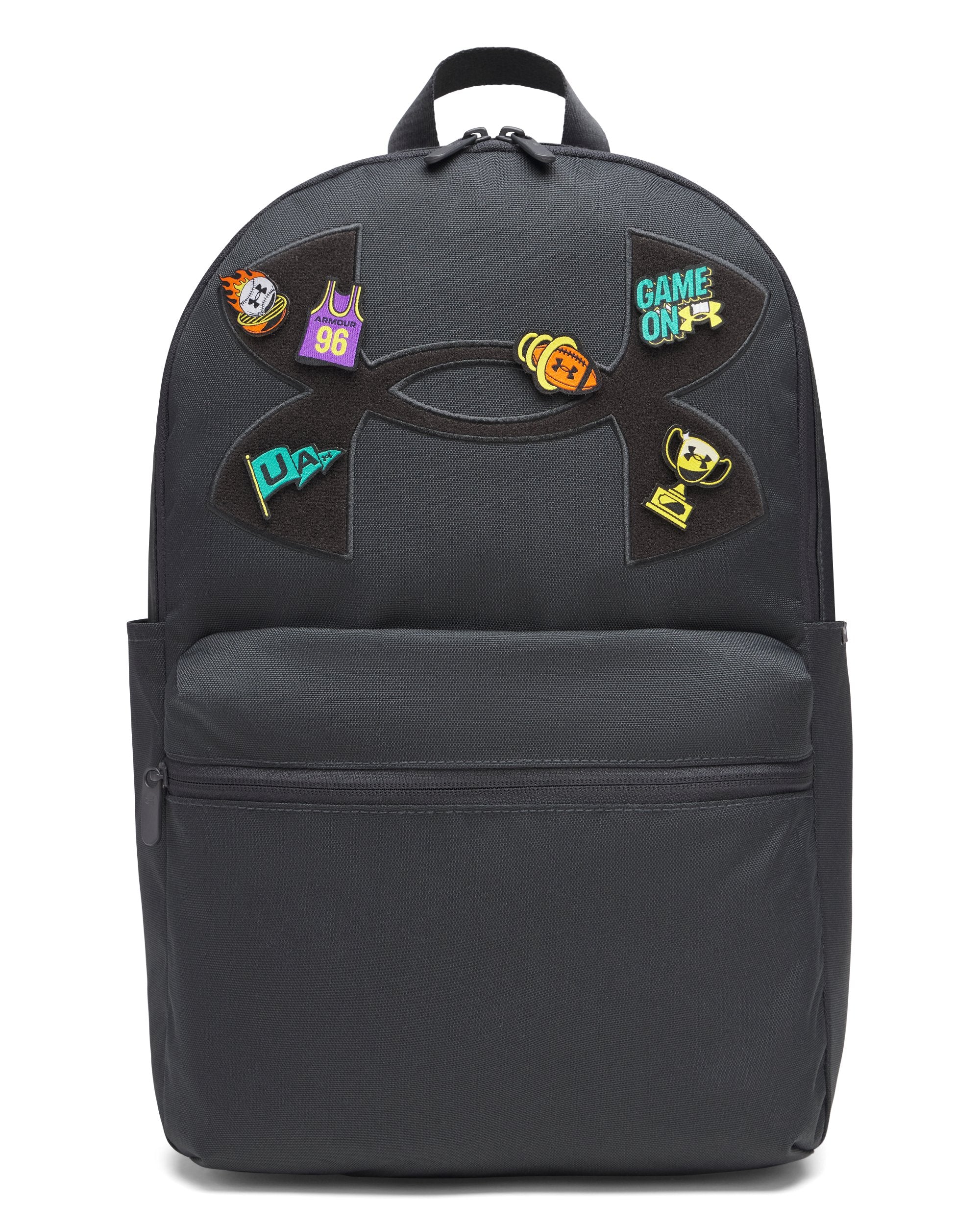 Under Armour Essential Patch Backpack Anthracite - front