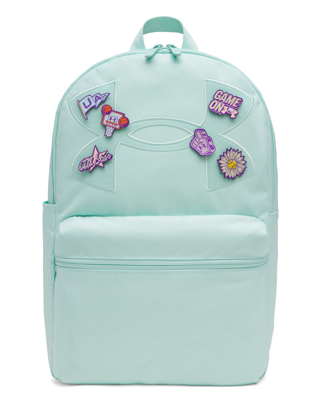 Under Armour Essential Patch Backpack Aqua Float - front