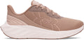 Under Armour Women's Ascend Big Logo Running Shoes in Deep Almond - lateral view