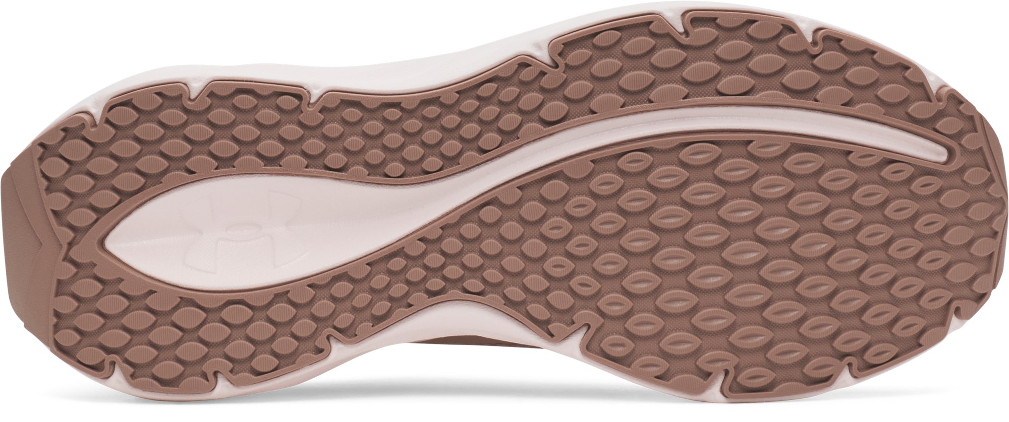 Under Armour Women's Ascend Big Logo Running Shoes in Deep Almond - outsole view