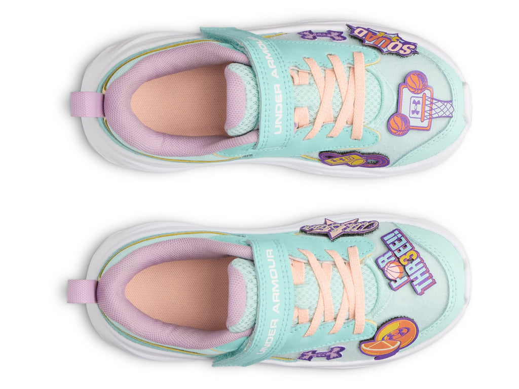 Under Armour Girls' Pre-School Surge 5 AC Patches Running Shoes