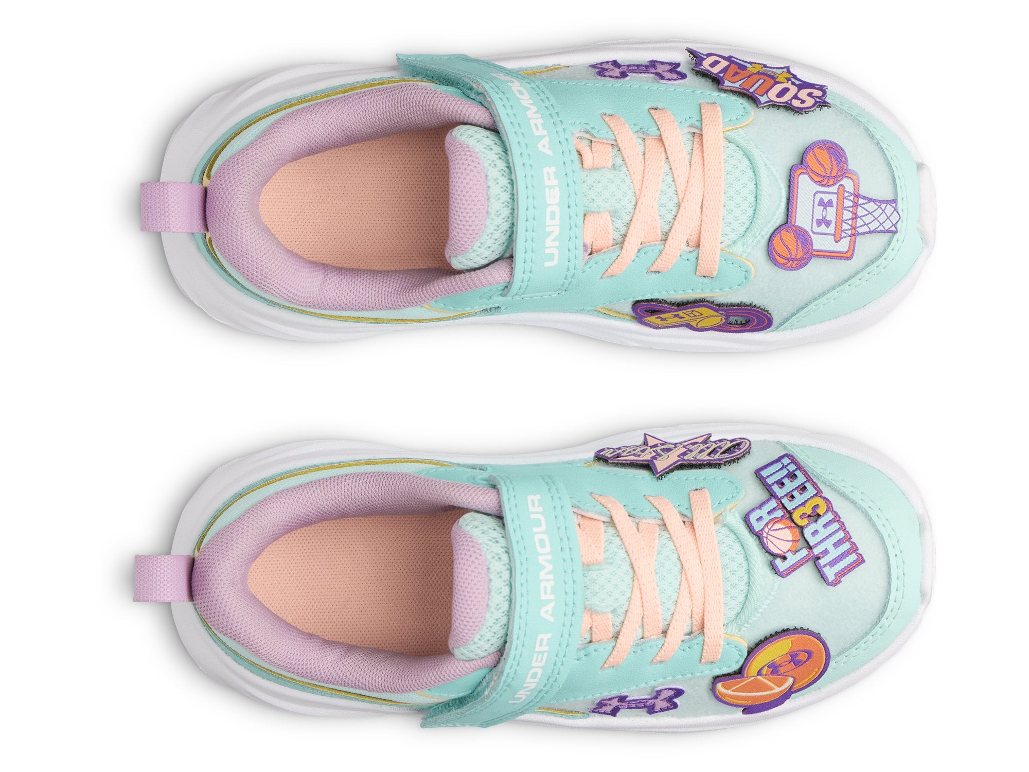 Under Armour Girls' Pre-School Surge 5 AC Patches Running Shoes