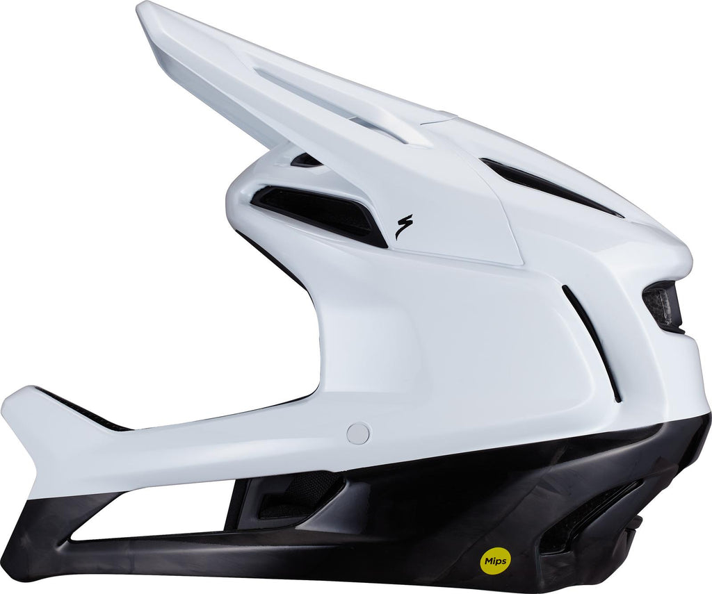 Specialized Gambit Helmet - WHITE/CARBON, profile view