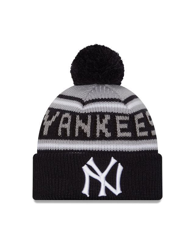 New Era Youth New York Yankees Cuffed Knit Hat with Pom