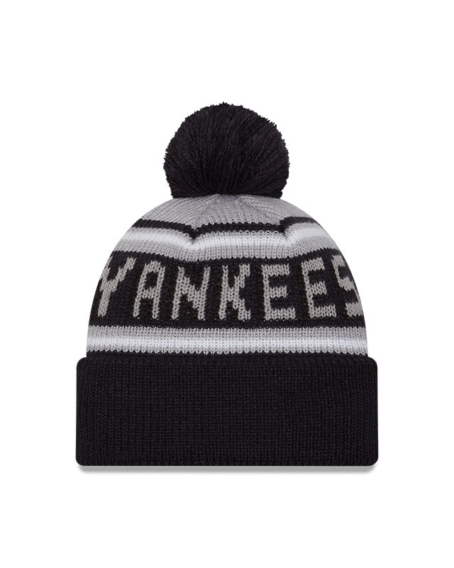 New Era Youth New York Yankees Cuffed Knit Hat with Pom
