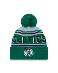 New Era Boston Celtics Cuffed Knit Hat with Pom