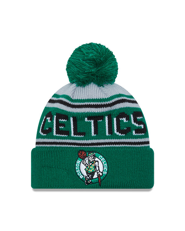 New Era Boston Celtics Cuffed Knit Hat with Pom