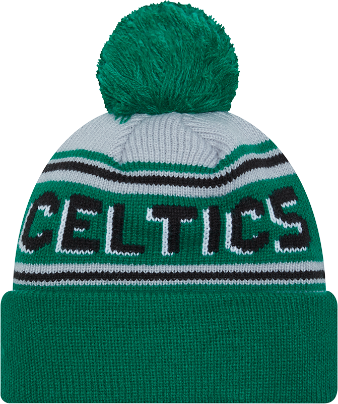 New Era Boston Celtics Cuffed Knit Hat with Pom