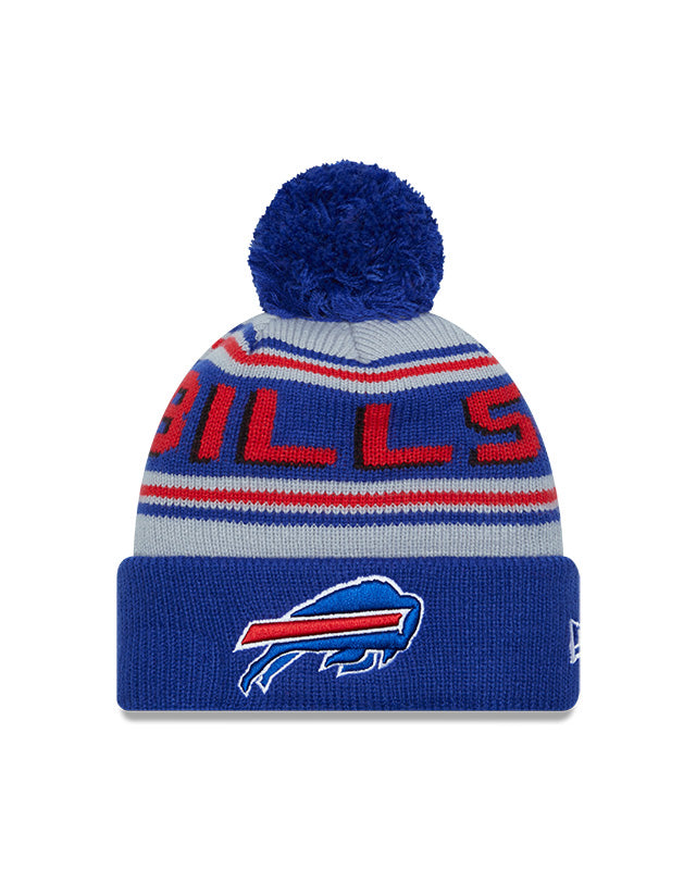 New Era Buffalo Bills Cuffed Knit Hat with Pom