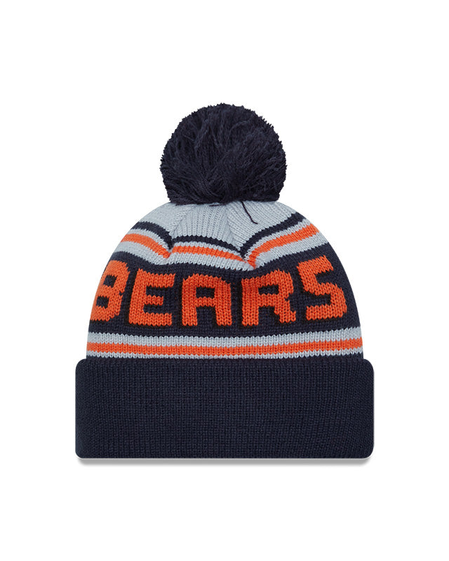 New Era Chicago Bears Cuffed Knit Hat with Pom