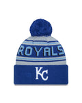 New Era Kansas City Royals Cuffed Knit Hat with Pom