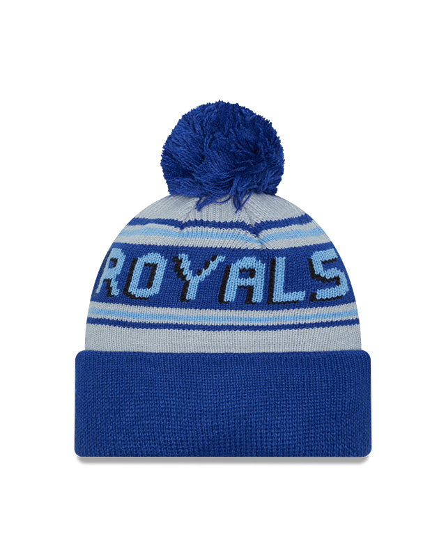 New Era Kansas City Royals Cuffed Knit Hat with Pom