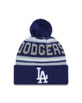 New Era Los Angeles Dodgers Cuffed Knit Hat with Pom