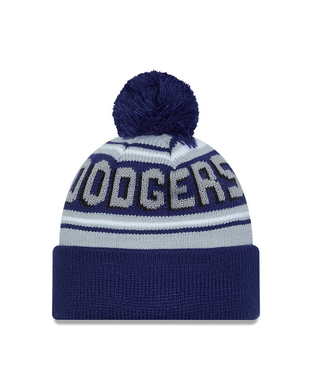 New Era Los Angeles Dodgers Cuffed Knit Hat with Pom