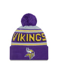 New Era Minnesota Vikings Cuffed Knit Hat with Pom