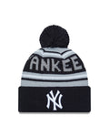 New Era New York Yankees Cuffed Knit Hat with Pom