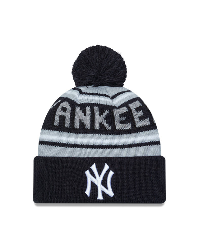 New Era New York Yankees Cuffed Knit Hat with Pom