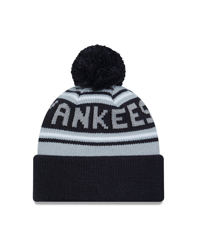 New Era New York Yankees Cuffed Knit Hat with Pom