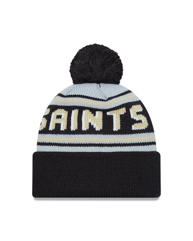 New Era New Orleans Saints Cuffed Knit Hat with Pom