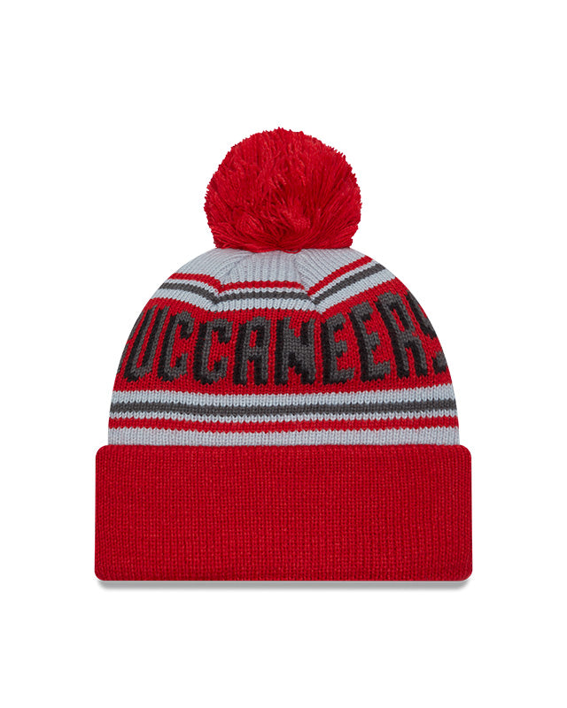 New Era Tampa Bay Buccaneers Cuffed Knit Hat with Pom
