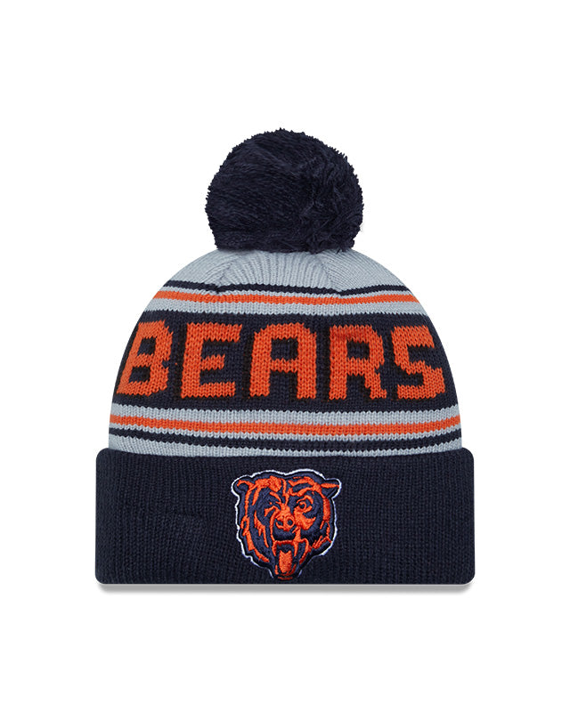 New Era Chicago Bears Cuffed Knit Hat with Pom