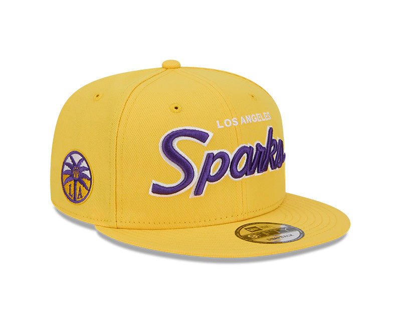 New Era Los Angeles Sparks Script 9FIFTY Snapback Hat
