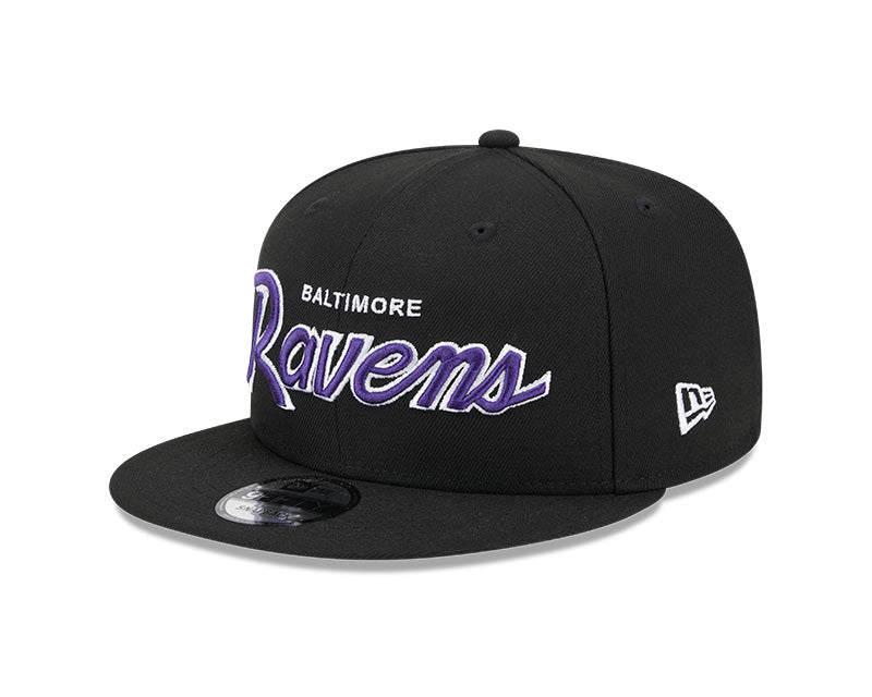 New Era Baltimore Ravens Main Script 9FIFTY Snapback Hat