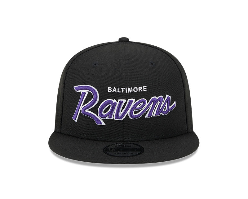 New Era Baltimore Ravens Main Script 9FIFTY Snapback Hat