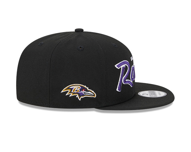 New Era Baltimore Ravens Main Script 9FIFTY Snapback Hat