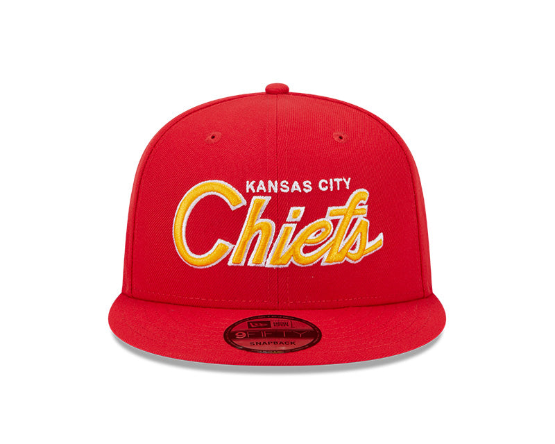 New Era Kansas City Chiefs Main Script 9FIFTY Snapback Hat