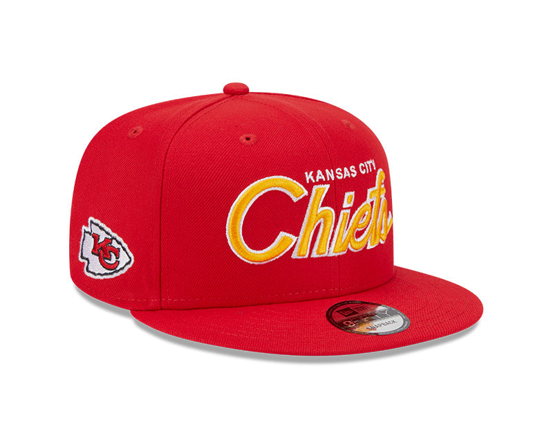 New Era Kansas City Chiefs Main Script 9FIFTY Snapback Hat