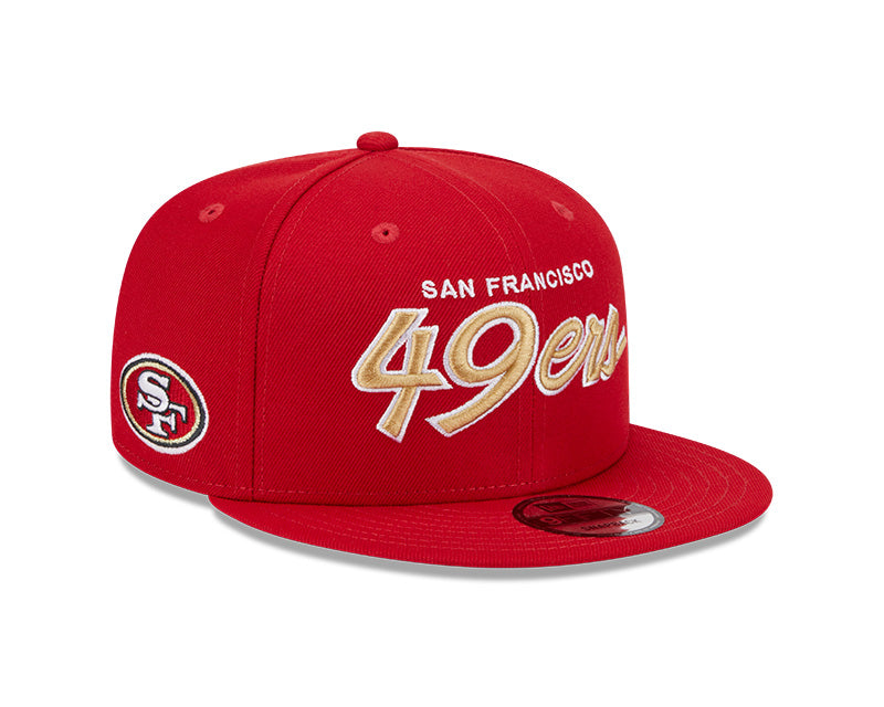 New Era San Francisco 49ers Main Script 9FIFTY Snapback Hat