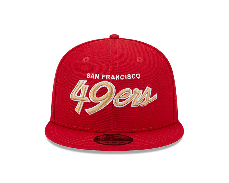 New Era San Francisco 49ers Main Script 9FIFTY Snapback Hat