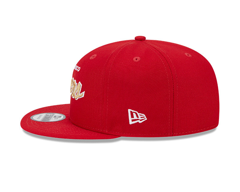 New Era San Francisco 49ers Main Script 9FIFTY Snapback Hat