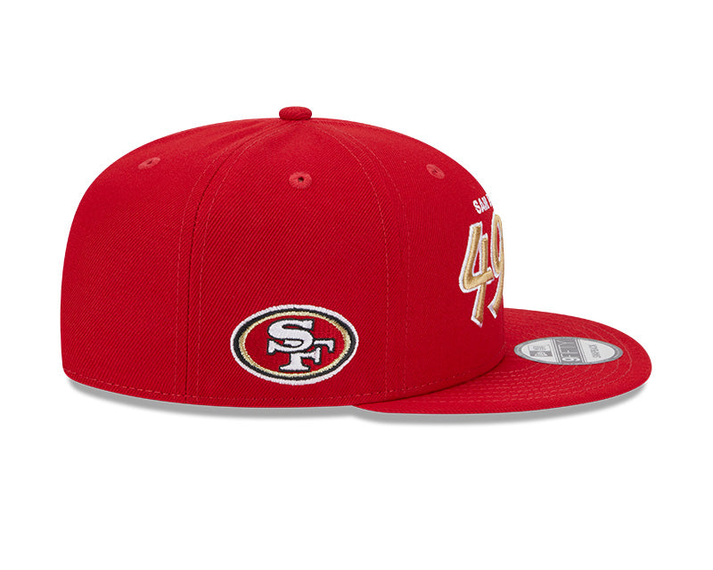 New Era San Francisco 49ers Main Script 9FIFTY Snapback Hat