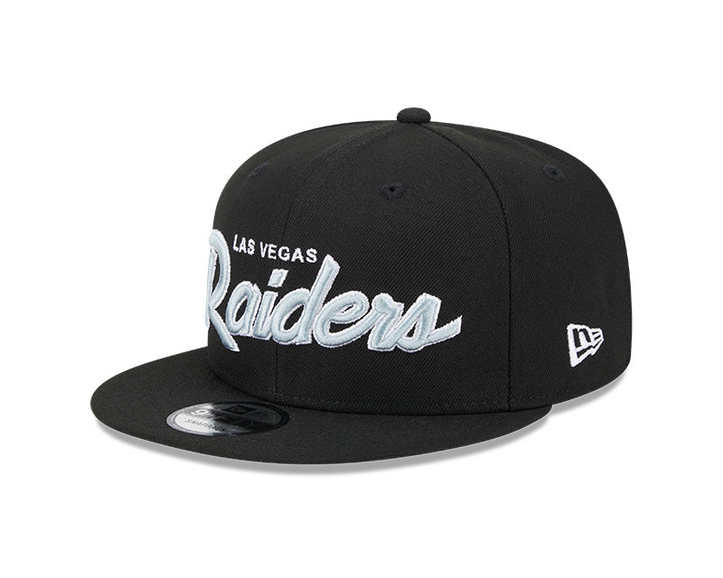 New Era Las Vegas Raiders Main Script 9FIFTY Snapback Hat