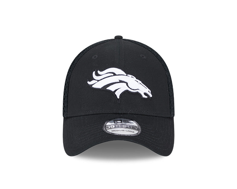 New Era Denver Broncos Black Main Neo 39THIRTY Flex Hat