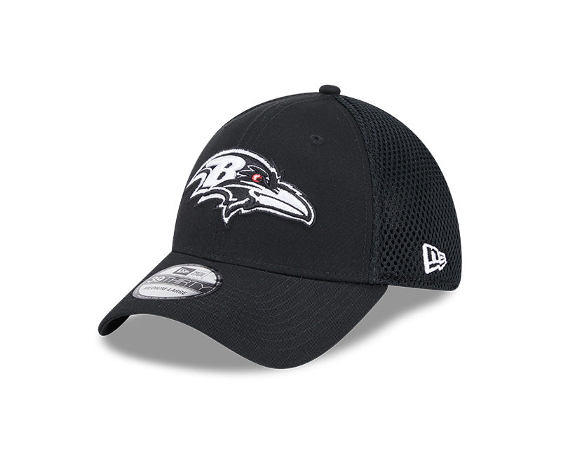New Era Baltimore Ravens Black Main Neo 39THIRTY Flex Hat