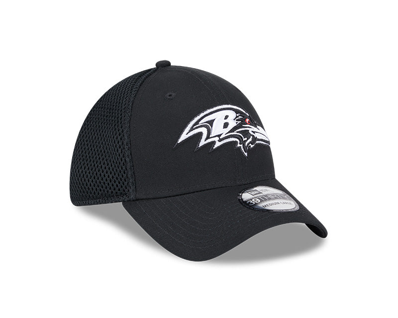 New Era Baltimore Ravens Black Main Neo 39THIRTY Flex Hat
