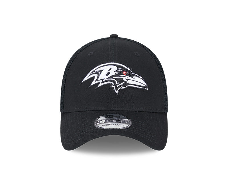 New Era Baltimore Ravens Black Main Neo 39THIRTY Flex Hat