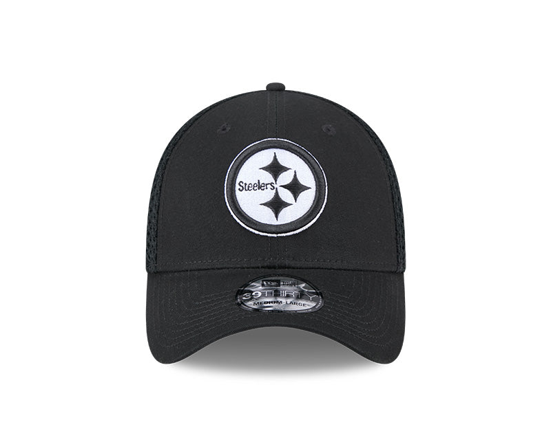 New Era Pittsburgh Steelers Black Main Neo 39THIRTY Flex Hat