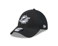 New Era Miami Dolphins Black Main Neo 39THIRTY Flex Hat