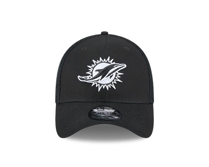 New Era Miami Dolphins Black Main Neo 39THIRTY Flex Hat