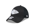 New Era Kansas City Chiefs Black Main Neo 39THIRTY Flex Hat