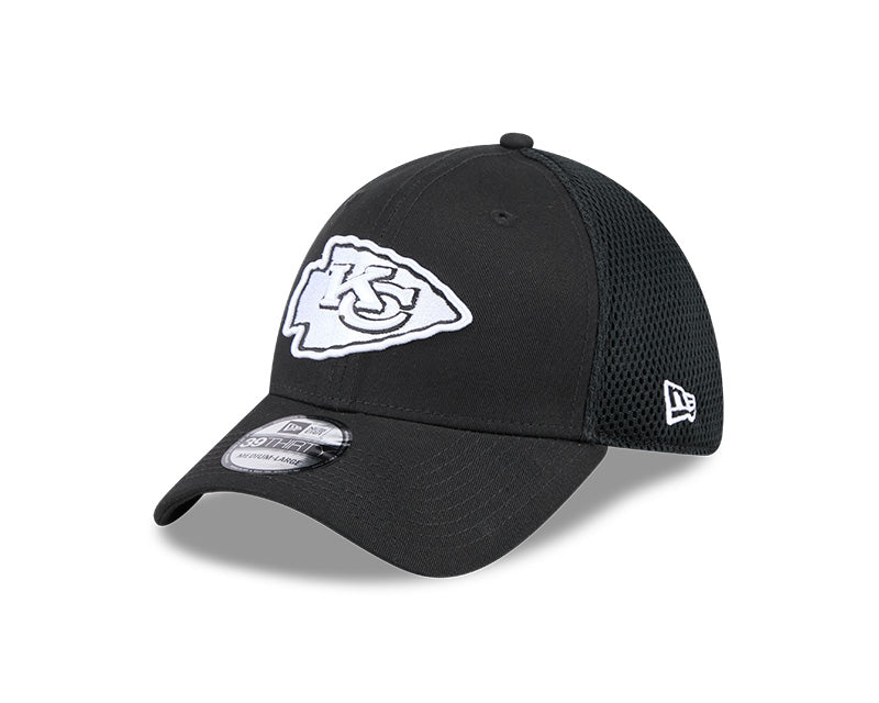 New Era Kansas City Chiefs Black Main Neo 39THIRTY Flex Hat