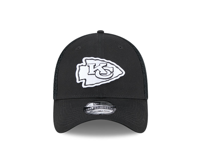 New Era Kansas City Chiefs Black Main Neo 39THIRTY Flex Hat