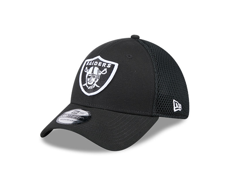 New Era Las Vegas Raiders Black Main Neo 39THIRTY Flex Hat