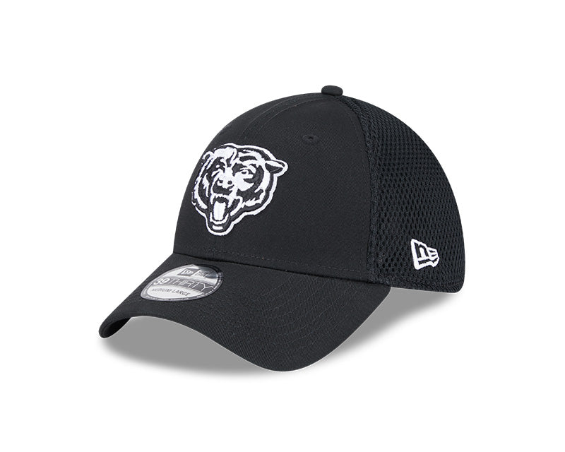 New Era Chicago Bears Black Main Neo 39THIRTY Flex Hat