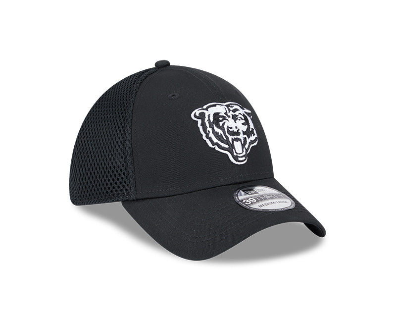 New Era Chicago Bears Black Main Neo 39THIRTY Flex Hat